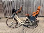 BSP Seine Evo mamafiets met voor- en achterzitje van bobike, Gebruikt, Versnellingen, 50 tot 53 cm, Trommelrem