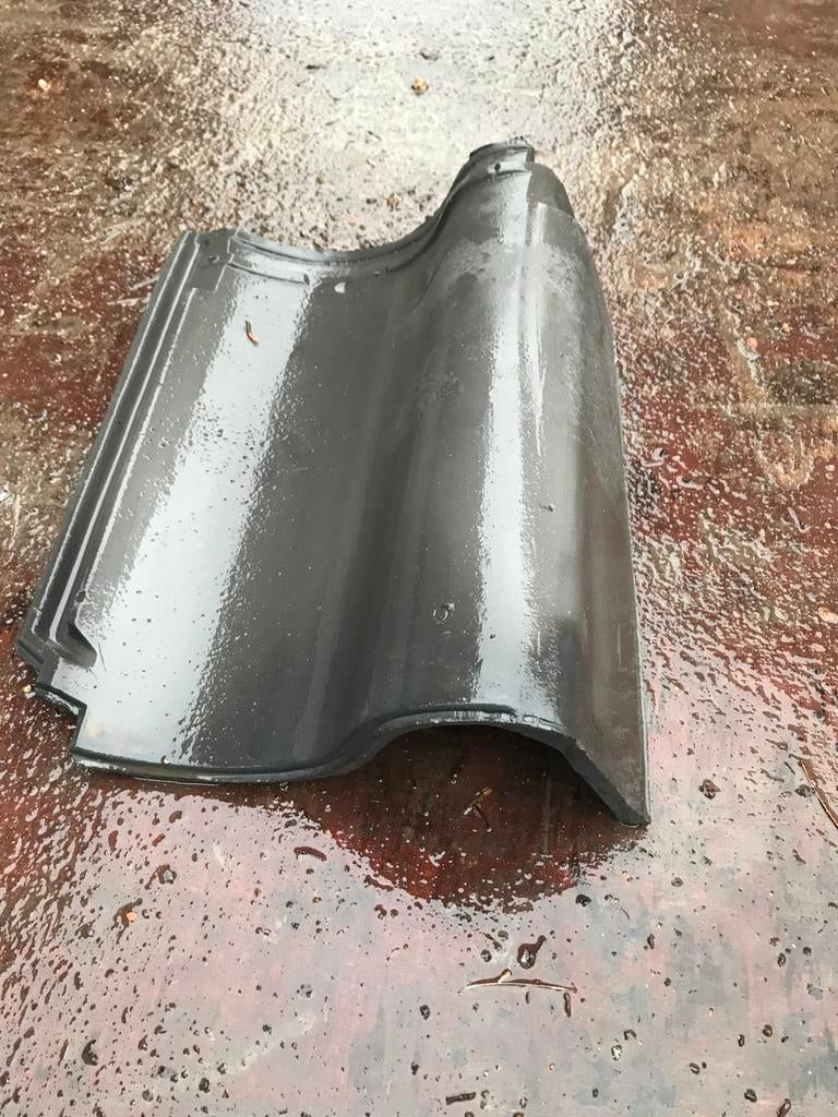 Gevelpannen ovh, Gebruikt, Steen of Klei, Blauw, Ophalen of Verzenden