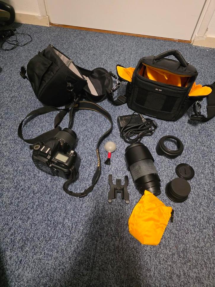 Nikon D50 + Nikon AF 70–300mm f/4–5.6G-objectief –, Audio, Tv en Foto, Actiecamera's, Ophalen of Verzenden