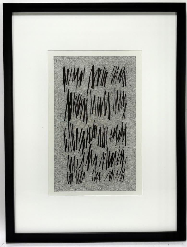 1291. Litho, Jan Schoonhoven – abstracte compositie, 1985, Antiek en Kunst, Ophalen of Verzenden