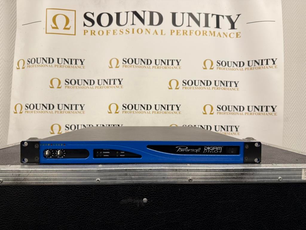 Powersoft Digam D1604 2x800W/4ohm, Audio, Tv en Foto, Luidsprekers, Zo goed als nieuw, 120 watt of meer, Front, Rear of Stereo speakers