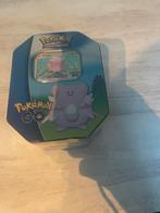 Pokemon GO tin italiaans mint staat, Hobby en Vrije tijd, Verzamelkaartspellen | Pokémon, Ophalen of Verzenden, Nieuw, Overige typen