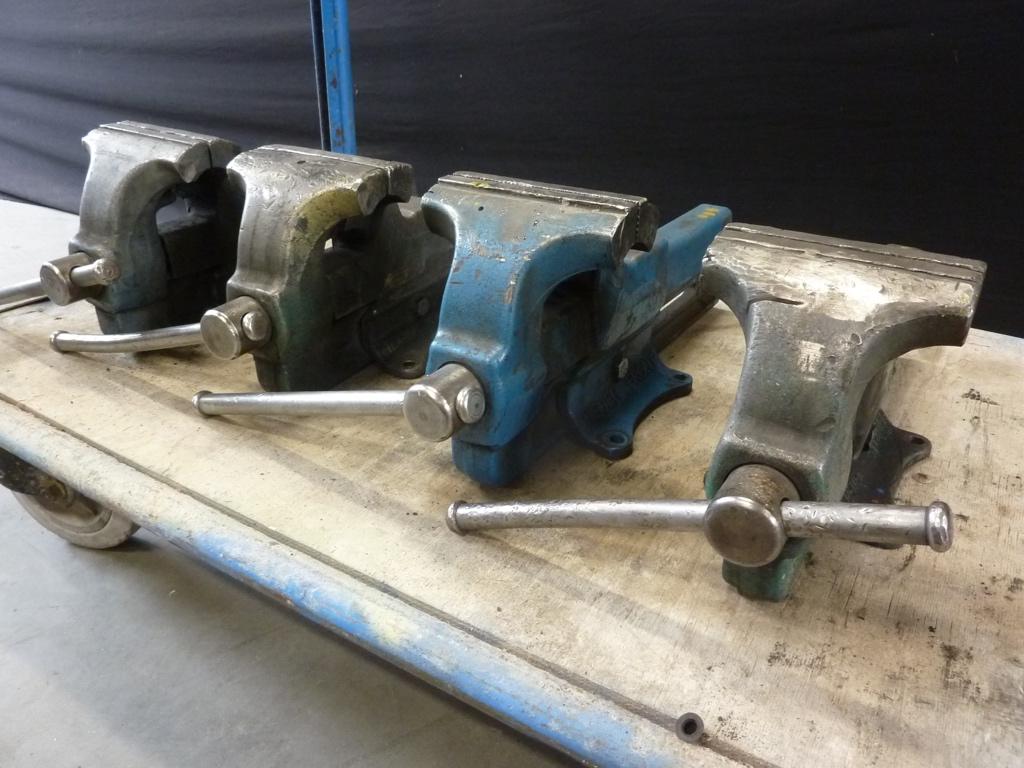 Prima Heuer Front bankschroef 150mm Zware bankschroeven!, Ophalen, Gebruikt, Handelsonderneming Hendriksen, Munstermanstraat 6 - Hal 3 - Silvolde