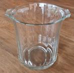 Vintage Franse 1970's glazen champagne wijnkoeler, Ophalen of Verzenden