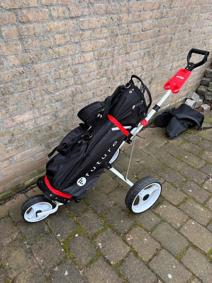 Future 150 Zwart Junior Golfset met Golftas, Sport en Fitness, Golf, Gebruikt, Set, Overige merken, Ophalen