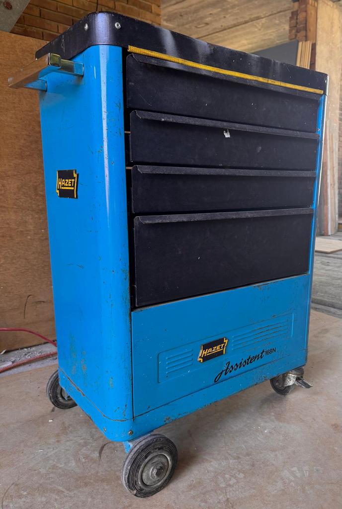 Nette Hazet gereedschapskar, Ophalen, Gebruikt