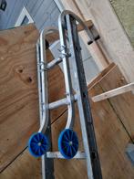 Nokhaak dakladder met wielen, Doe-het-zelf en Verbouw, Ladders en Trappen, Ophalen of Verzenden
