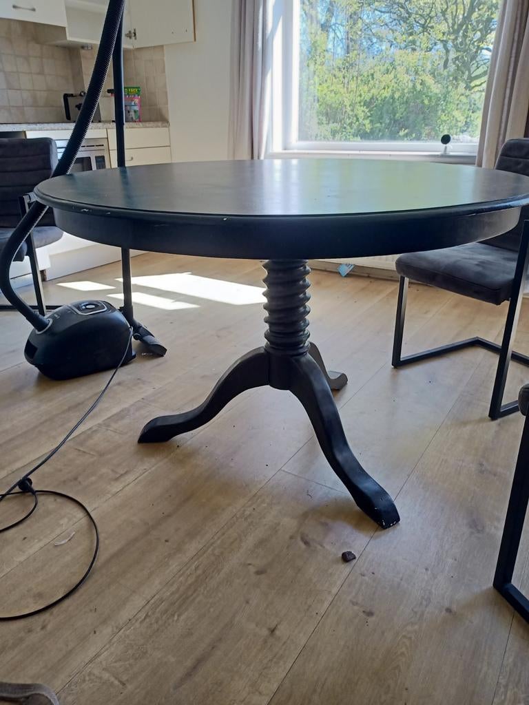 Ronde tafel, Huis en Inrichting, Tafels | Eettafels, Ophalen, Rond, Vier personen, 100 tot 150 cm