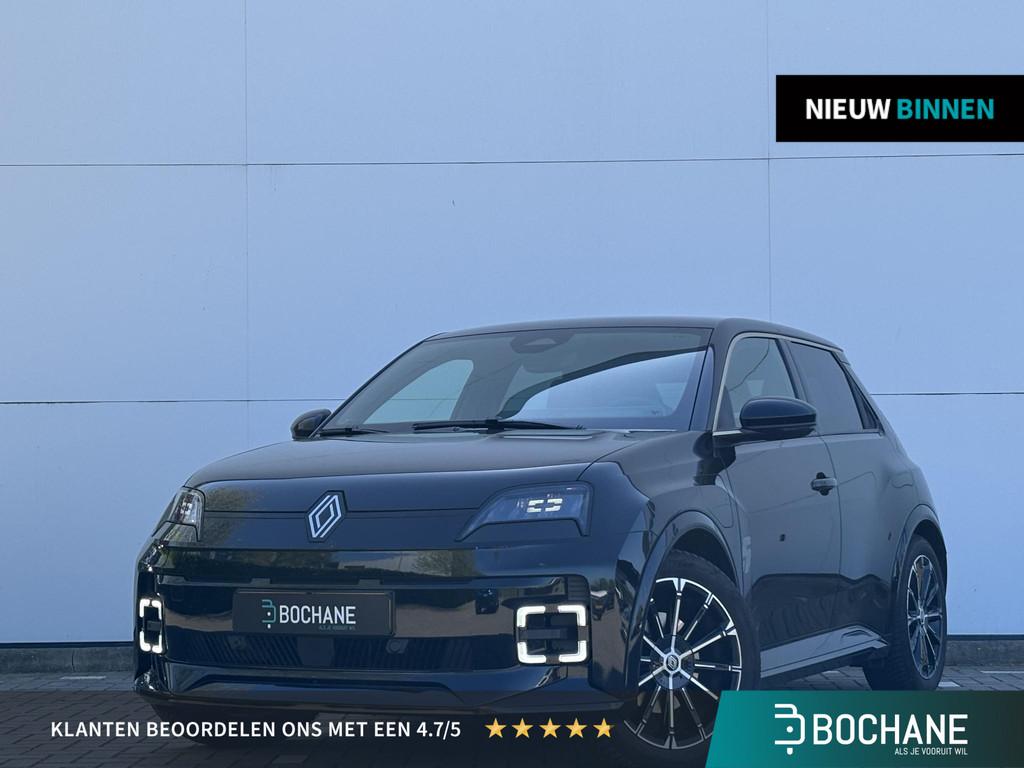 Renault 5 comfort range iconic cinq 52 kWh Pack Harman Kardo, Auto's, Renault, Stof, Gebruikt, Zwart, Origineel Nederlands