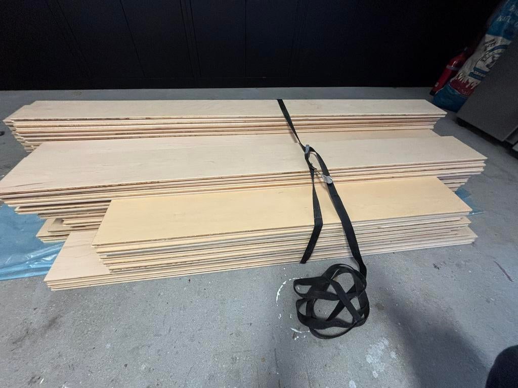 Mooie massieve esdoorn planken, Doe-het-zelf en Verbouw, Hout en Planken, Ophalen, Minder dan 25 mm, Zo goed als nieuw, Plank