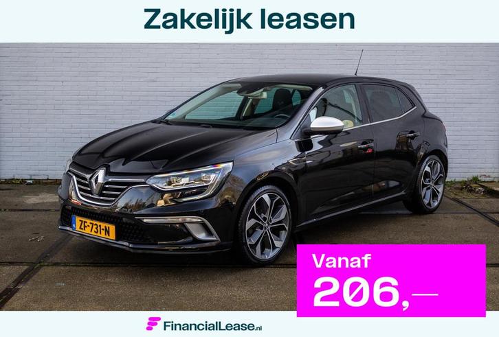Renault Mégane 1.2 TCe GT-Line Cruisecontrol|Navigatie|Spor, Auto's, Renault, Bedrijf, Lease, Financial lease, Mégane, ABS, Airbags