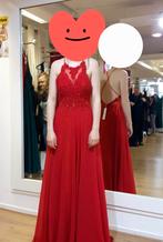 Prachtige Rode Galajurk Maat S, Galajurk, Ophalen of Verzenden, Zo goed als nieuw, Maat 36 (S)