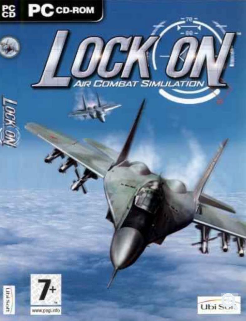 Lock On Air Combat Simulation PC Game CD-ROM, Spelcomputers en Games, Games | Pc, Zo goed als nieuw, 1 speler, Vanaf 12 jaar, Ophalen