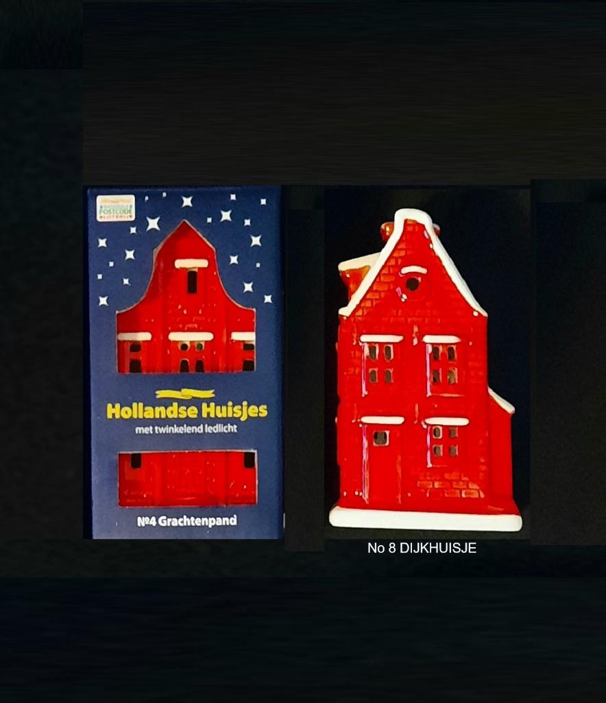 NIEUW HOLLANDSE HUISJES nrs 4+8 samen €6,00 POSTCODELOTERIJ, Diversen, Kerst, Verzenden, Nieuw