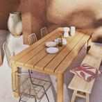 Eucalyptus houten tuintafel, Ophalen, Zo goed als nieuw, Rechthoekig, Hout