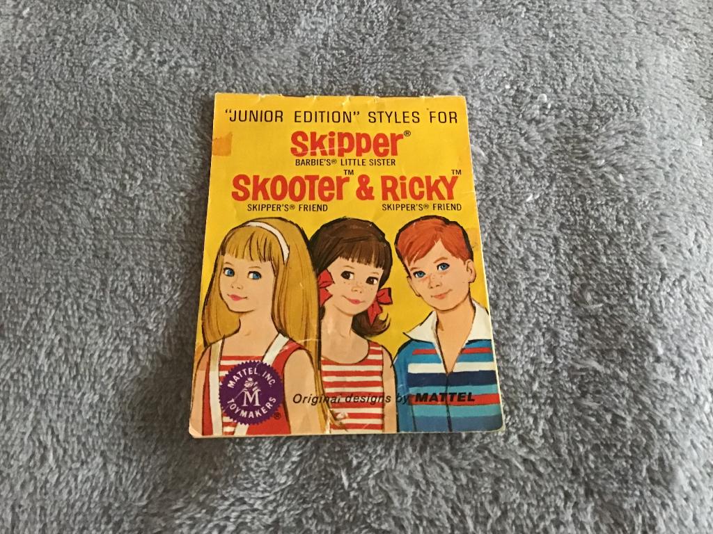Boekje Skipper, Skooter en Ricky, vintage, Ophalen of Verzenden, Gebruikt, Overige typen