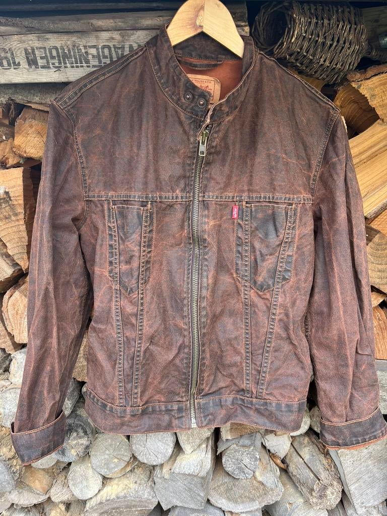 Levi’s vintage brown jacket, Ophalen of Verzenden, Zo goed als nieuw, Maat 48/50 (M), Bruin