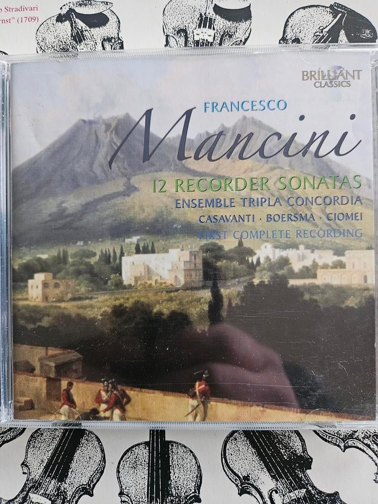 Francesco Mancini: 12 Recorder Sonatas - Brilliant Classics, Cd's en Dvd's, Cd's | Klassiek, Ophalen of Verzenden, Barok, Zo goed als nieuw