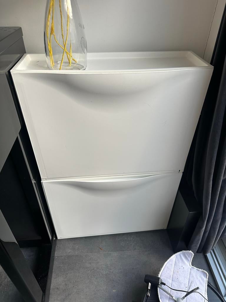 IKEA TRONES schoenenkast wit 52x18x39 cm, Ophalen of Verzenden, Gebruikt