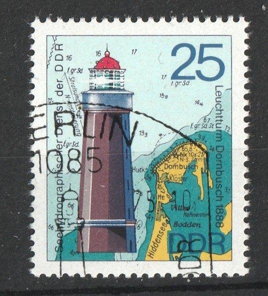 2 Vu --Vuurtoren, Verzenden, Gestempeld, Plaats of Gebouw