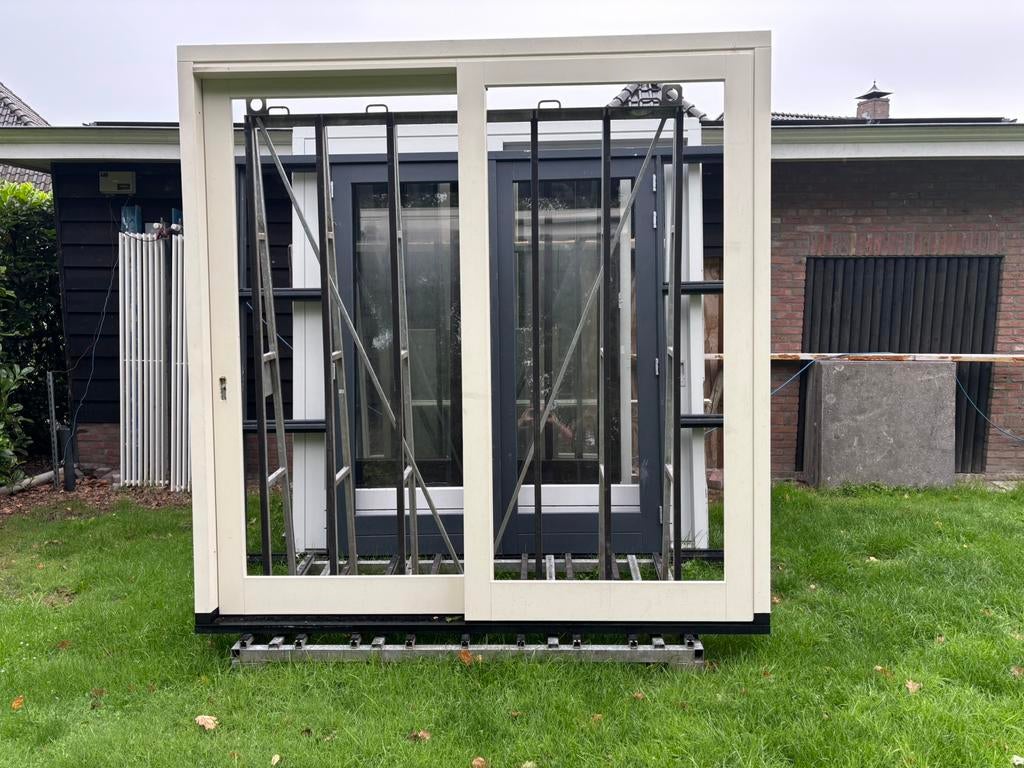 Nieuwe schuifpui 246 breed 249.5 hoog, Doe-het-zelf en Verbouw, Kozijnen en Schuifpuien, Ophalen of Verzenden