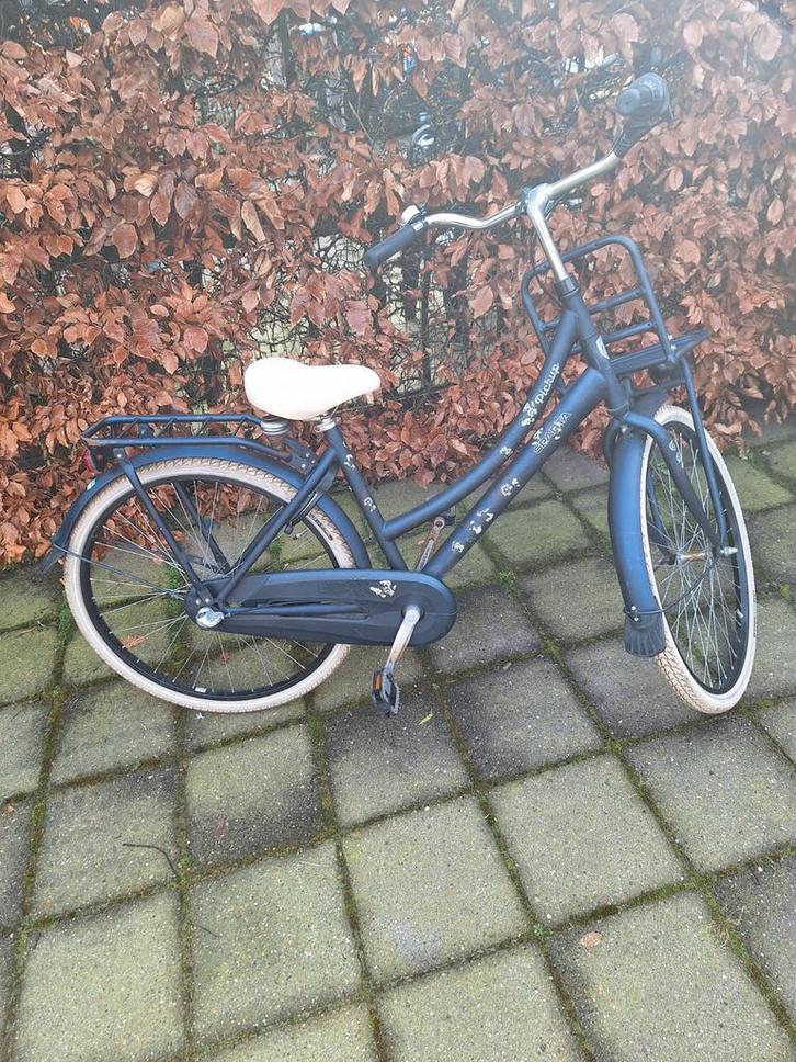 Sparta Pickup Meisjesfiets 26 inch - Paars/Blauw Bloemmotief, Fietsen en Brommers, Fietsen | Meisjes, Gebruikt, 26 inch of meer