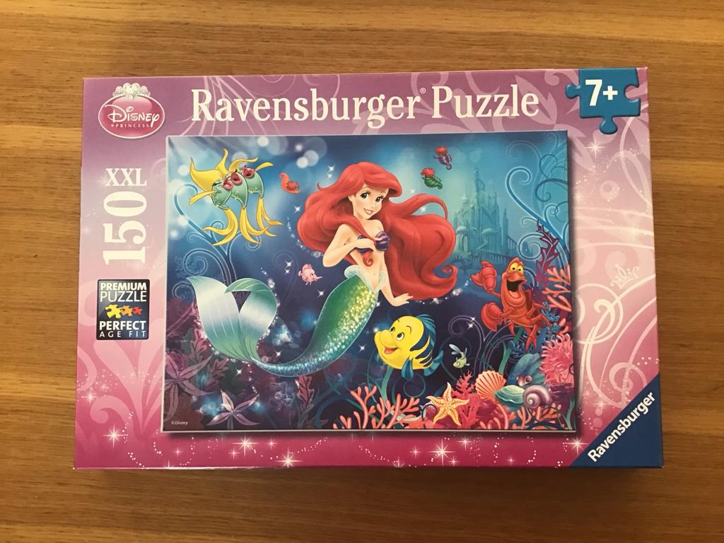 Ravensburger Disney Ariel Puzzel 150 Stukjes XXL, Ophalen of Verzenden, Meer dan 50 stukjes, Zo goed als nieuw, 6 jaar of ouder