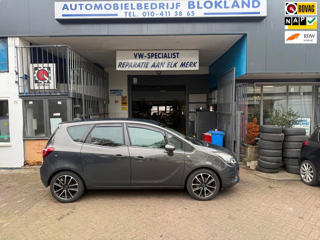Opel Meriva 1.4 Turbo Cosmo/ LPG/ met onderhoudshistorie, Le, Voorwielaandrijving, Gebruikt, 4 cilinders, Stoelverwarming