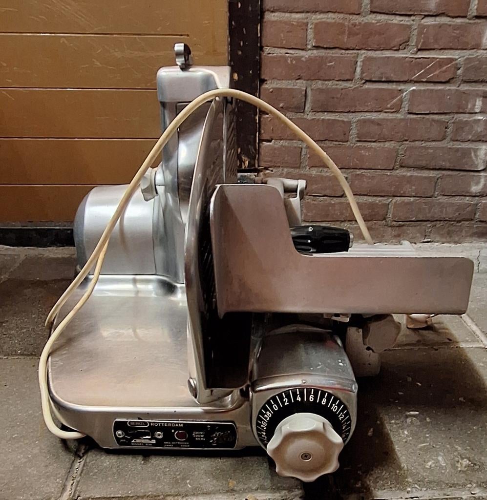 Berkel Snijmachine Model 834 – Origineel & Werkend horeca, Ophalen, Gebruikt, Zilver, Snijmachine