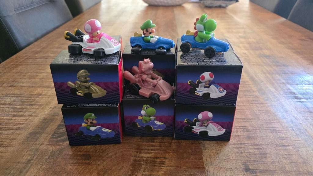 Nintendo McDonald's Super Mario Kart figures! Meeste nieuw!, Ophalen of Verzenden, Nieuw