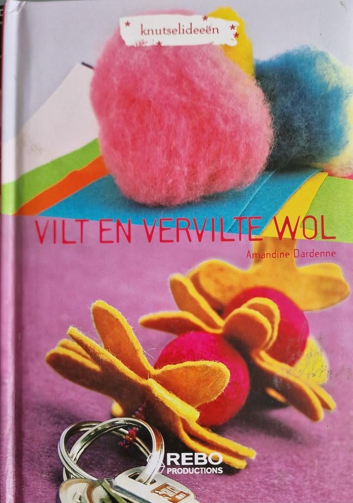 Knutselideeën: Vilt en Vervilte Wol - Amandine Dardenne, Ophalen, Nieuw, Knutselwerk