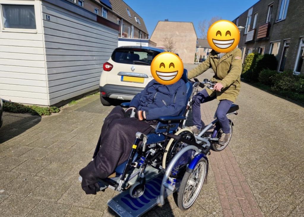 Van Raam Veloplus rolstoelfiets (nieuwe batterij), Fietsen en Brommers, Fietsen | Driewielfietsen, Ophalen, Gebruikt