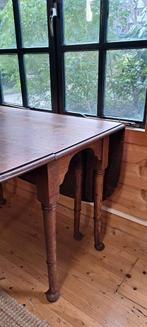 Antieke Inklapbare Eiken Oren Tafel - Vintage Brocante, Ophalen