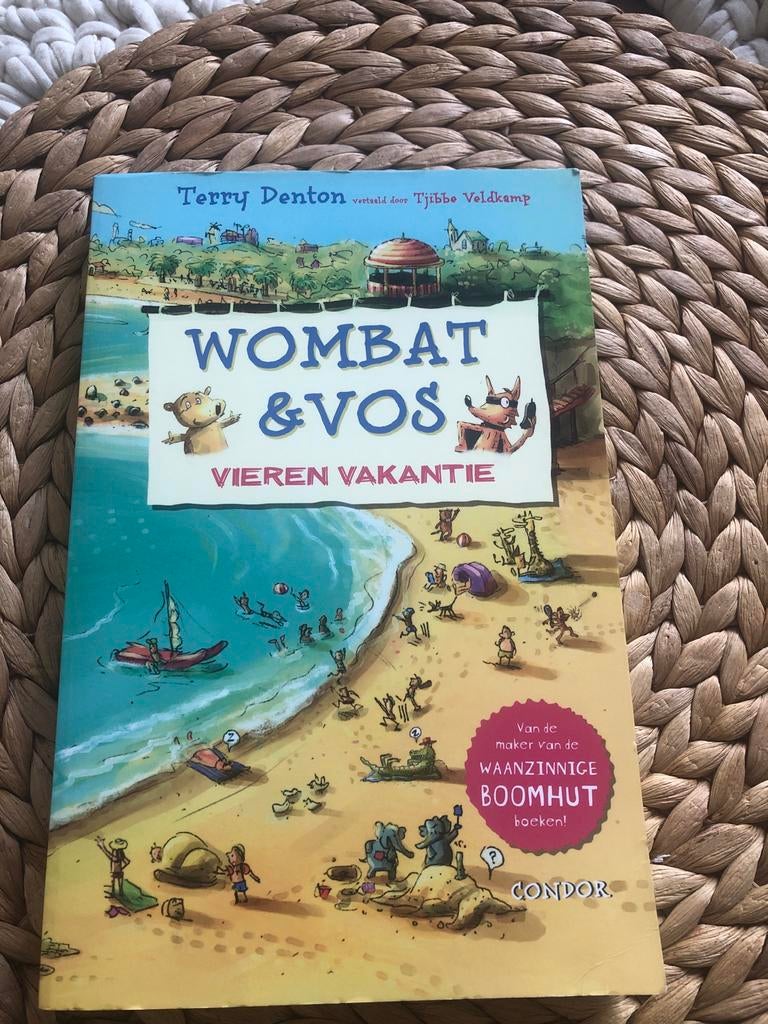 Wombat & Vos Vieren Vakantie - Terry Denton, Ophalen of Verzenden, Zo goed als nieuw, Fictie algemeen