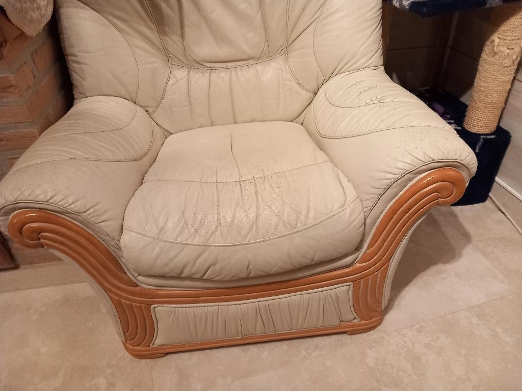 BANKSTEL + ZETEL gratis, Huis en Inrichting, Banken | Bankstellen, Ophalen, 250 tot 300 cm, Gebruikt, Driepersoons