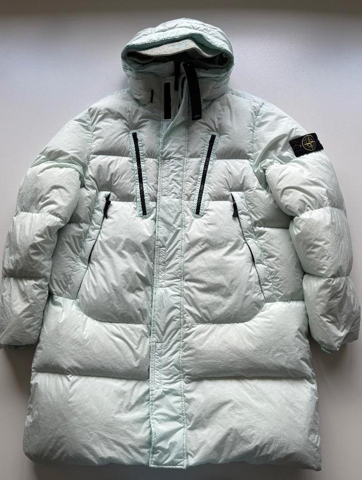 Stone Island Garmeny Dyed parka Jas XL, Kleding | Dames, Jassen | Winter, Zo goed als nieuw, Maat 46/48 (XL) of groter, Groen