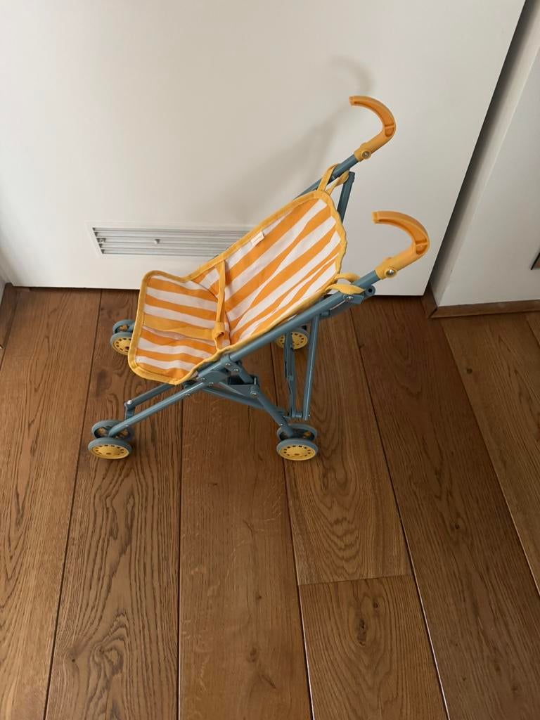 Poppenbuggy, Kinderen en Baby's, Speelgoed | Poppen, Ophalen, Zo goed als nieuw, Babypop