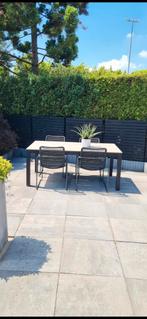 100x100 cm hardhout, Ophalen, Gebruikt, Hout, Terrastegels