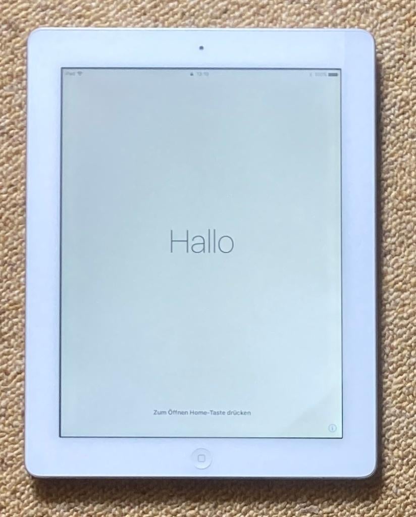 iPad 4th Generation A1458+ Otterbox Defender case, 10 inch, Gebruikt, Apple iPad, Wit