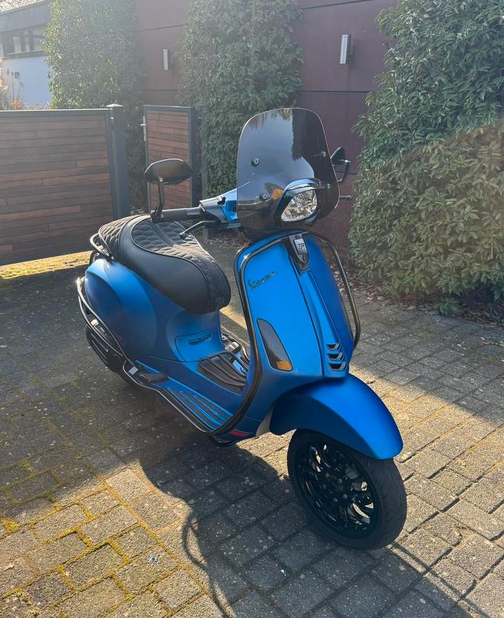 Vespa Sprint 80cc Malossi 2022, Fietsen en Brommers, Scooters | Vespa, Zo goed als nieuw, Vespa S, Maximaal 45 km/u, Benzine, Ophalen