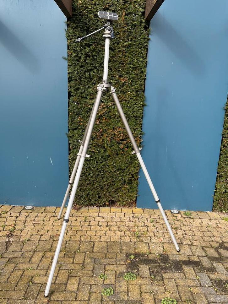 Gitzo Megastatief 2.2m zwaar,luchtgeveerde, kantelbare poten, Audio, Tv en Foto, Fotografie | Statieven en Balhoofden, Zo goed als nieuw