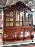 ANTIEK WORTELNOTEN KABINET MET VERLICHTING - BAROK STIJL, Ophalen