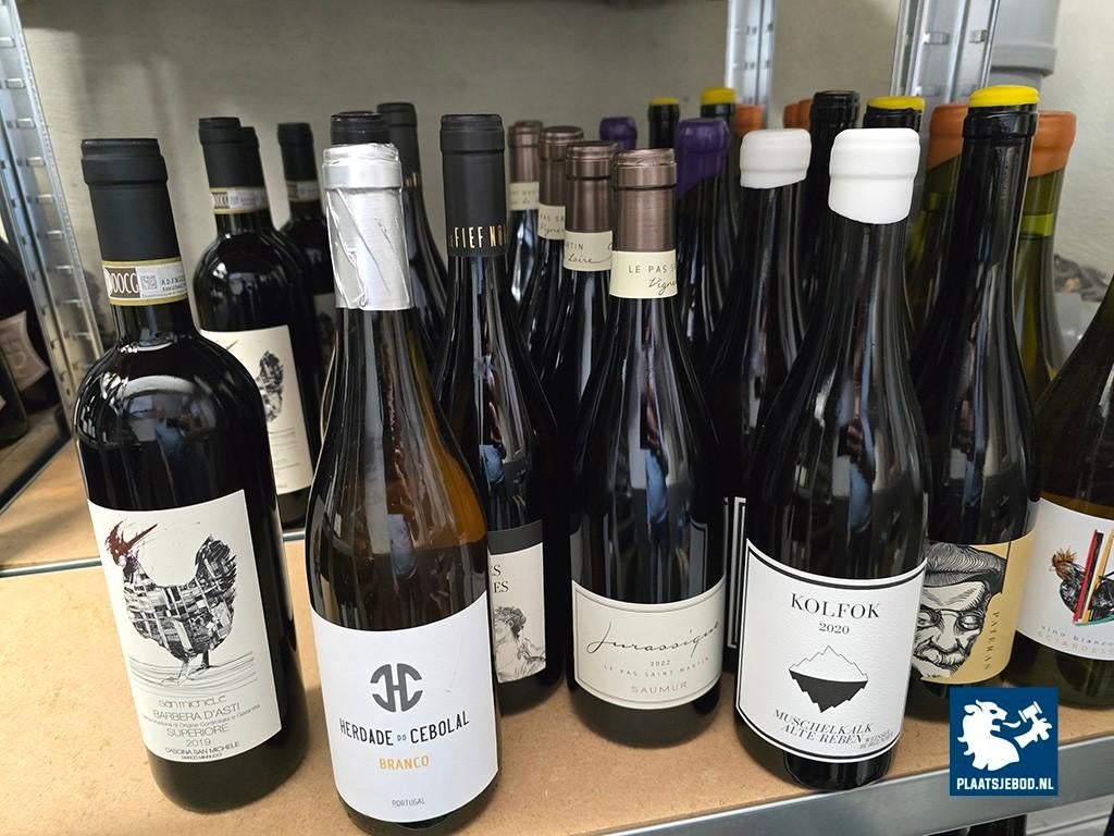 FAILLISSEMENTSVEILING Veel wijnen van Foer Amsterdam, Verzamelen, Wijnen, Ophalen, Zo goed als nieuw, Overige gebieden, Overige typen