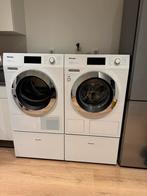 Miele Wasmachine en Droger zgan, Ophalen, 8 tot 10 kg, Zo goed als nieuw, 85 tot 90 cm