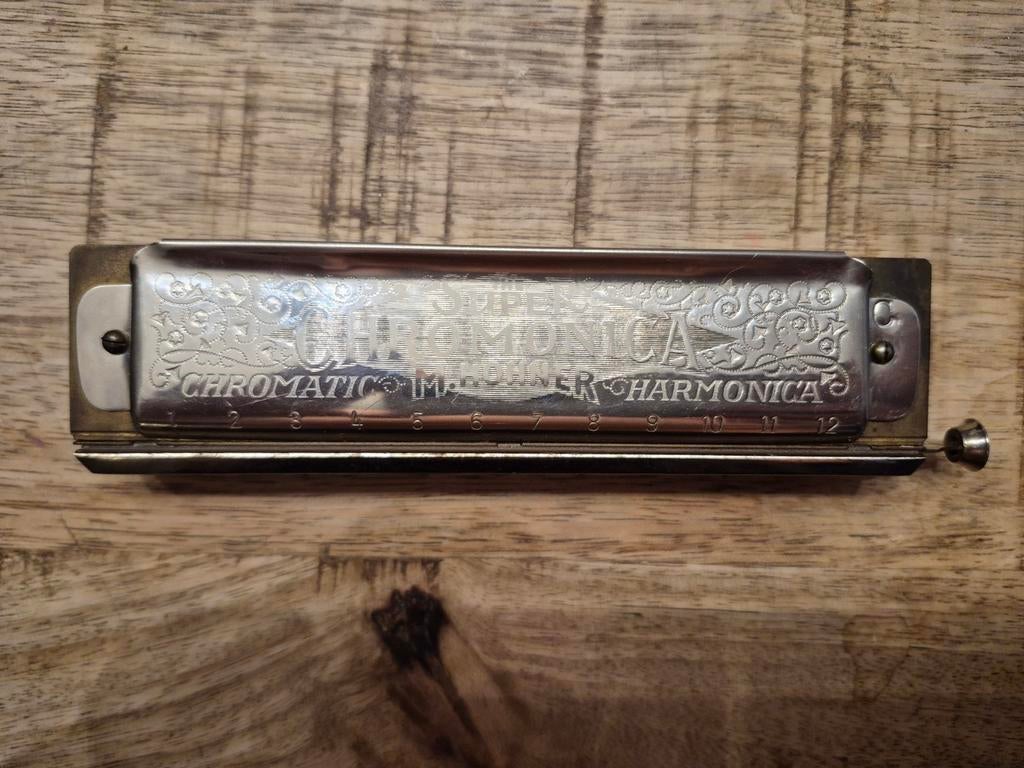 Vintage Super Chromonica Mondharmonica, Muziek en Instrumenten, Blaasinstrumenten | Mondharmonica's, Ophalen of Verzenden