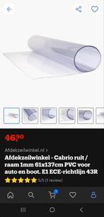 Cabrio of boot zeil (ruit), Ophalen of Verzenden