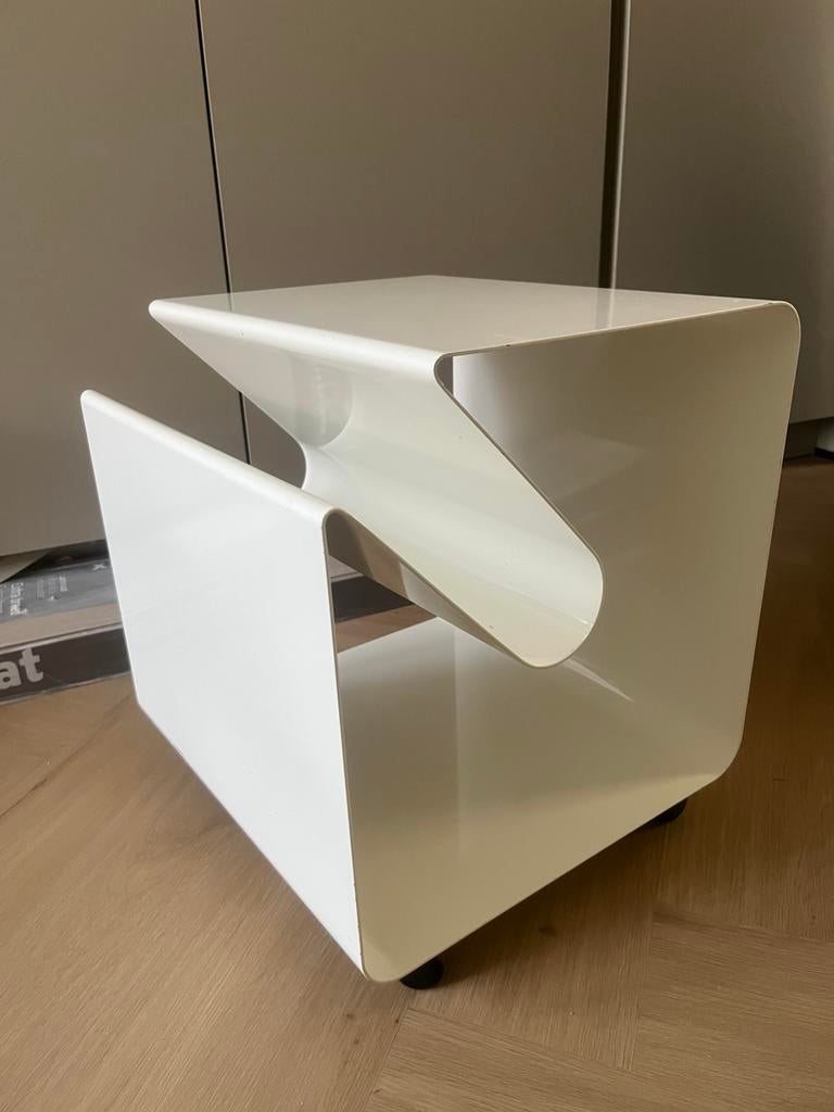 Möller mobel bijzettafel (wit) te koop!, Ophalen, Gebruikt
