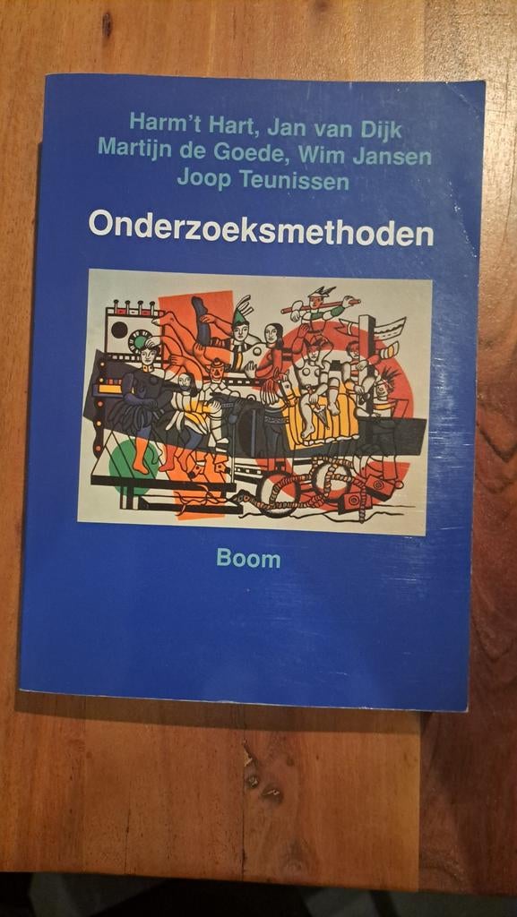 Onderzoeksmethoden - Harm 't Hart, Jan van Dijk, Ophalen of Verzenden