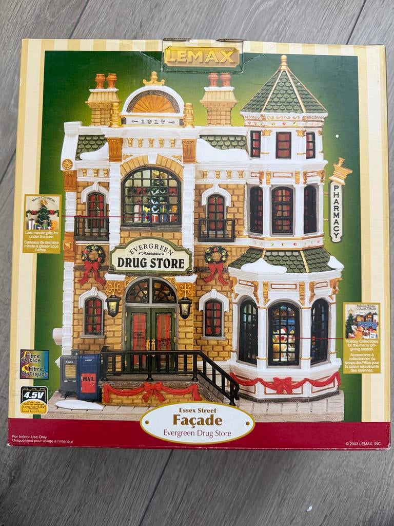 LEMAX Façade Drug store, Diversen, Kerst, Ophalen of Verzenden, Zo goed als nieuw