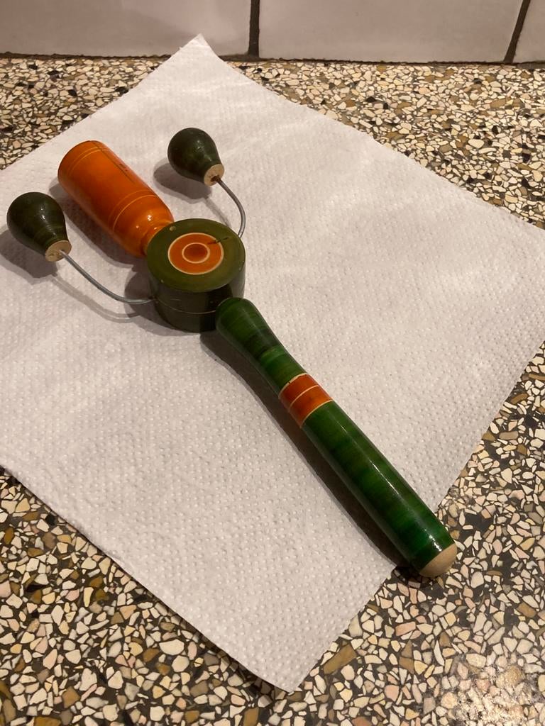 Oud houten muziek speeldje, Ophalen of Verzenden